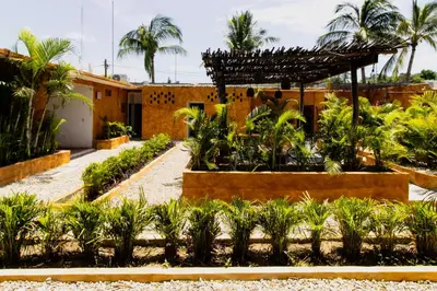 Jardín al aire libre en Casa Melrose