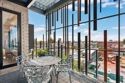 Un balcón o terraza de Lujoso APARTAMENTO en Centro de Puebla