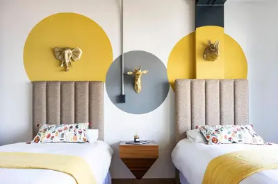 Cama o camas de una habitación en Lujoso APARTAMENTO en Centro de Puebla
