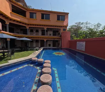 Piscina en o cerca de Hotel Sta Cruz Oaxtepec