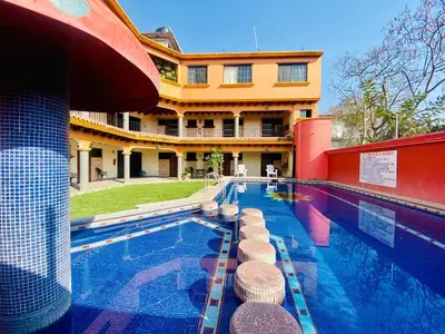 Piscina en o cerca de Hotel Sta Cruz Oaxtepec