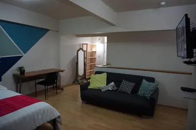 Una televisión o centro de entretenimiento en Cozy apartment in Col del Valle