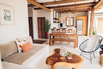 Zona de estar de Casa Nuez- Villa with AC, Pool and Magical Sunset Views