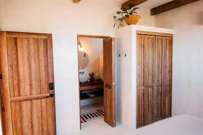 Cama o camas de una habitación en Casa Nuez- Villa with AC, Pool and Magical Sunset Views
