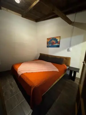 Cama o camas de una habitación en Rincón del Ángel