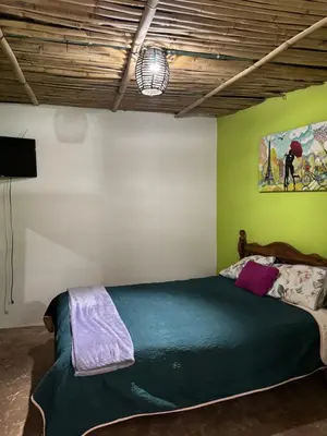 Cama o camas de una habitación en Rincón del Ángel
