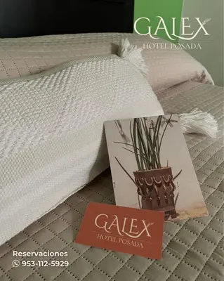 Cama o camas de una habitación en Galex Hotel Posada
