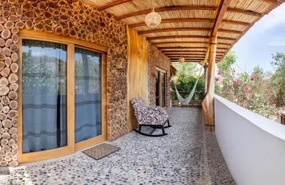 Un balcón o terraza de Casa cerro