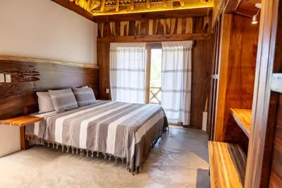 Cama o camas de una habitación en Casa cerro