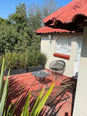Jardín al aire libre en Terraza Escondida