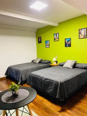 Cama o camas de una habitación en Casa Don José LIMA Suite