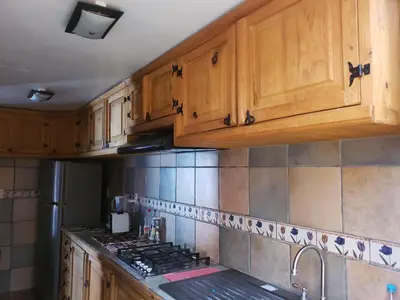 Una cocina o zona de cocina en Departamento Jardín Magnolia