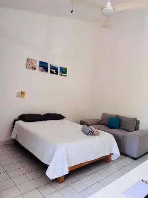 Cama o camas de una habitación en Casa Zen Santa cruz