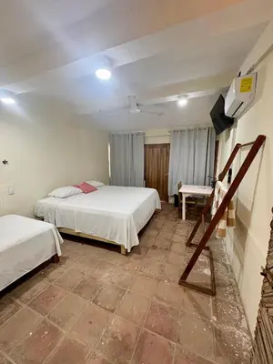 Cama o camas de una habitación en Casa de la Gente Nube