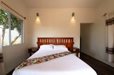 Cama o camas de una habitación en Villa Cielo de Diamantes