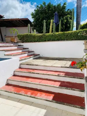 Jardín al aire libre en Alojamiento CARLO Y ABRIL