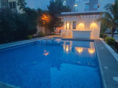 Piscina en o cerca de Departamento tiempo de relax