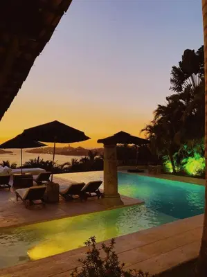 Piscina en o cerca de Casa de Piedra