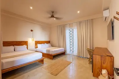 Cama o camas de una habitación en Casa Los Dichos