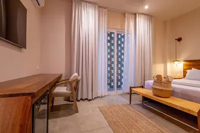 Cama o camas de una habitación en Casa Los Dichos