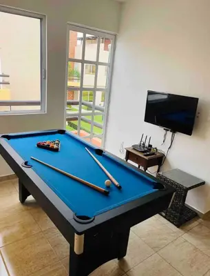 Mesa de billar en Casa Sauces Sur, alberca, billar, roof garden privado