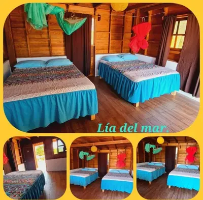 Cama o camas de una habitación en Lia Del Mar