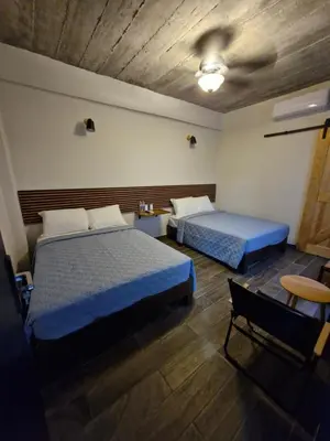 Cama o camas de una habitación en inbed Hotel