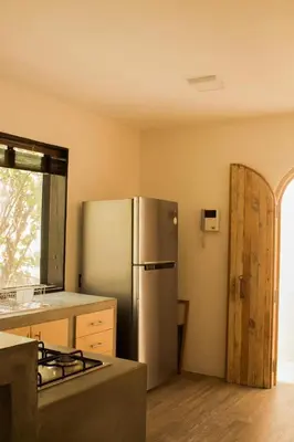Una cocina o zona de cocina en Casa Guayacan Alcalá