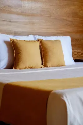 Cama o camas de una habitación en Torrearena Design Hotel