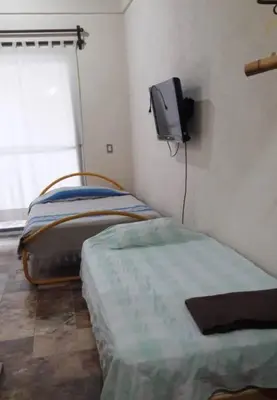 Cama o camas de una habitación en Casa Alce