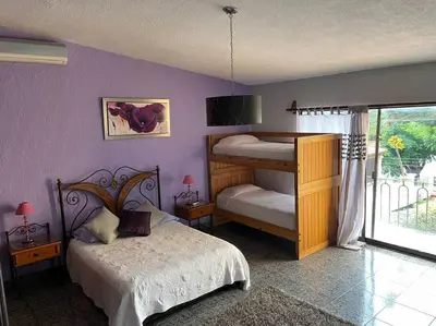 Cama o camas de una habitación en Casa Pino Residencia de Lujo - Alberca con Caldera Incluido