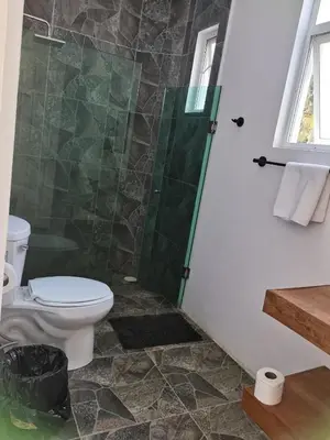 Un baño de Casa De La Palmera
