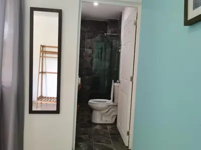 Un baño de Casa De La Palmera