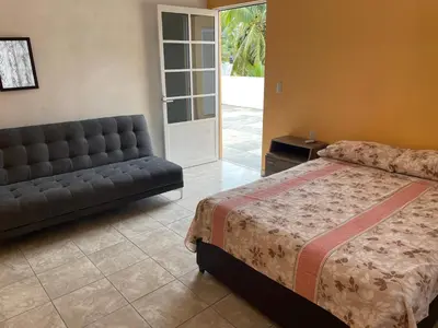 Cama o camas de una habitación en Casa Sofía Costa Esmeralda