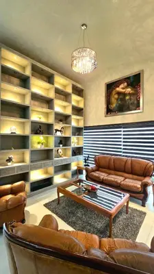 Zona de estar de Casa amueblada dentro de club de golf