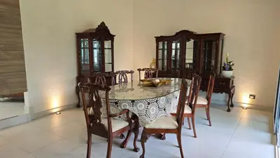 Zona de estar de Casa amueblada dentro de club de golf