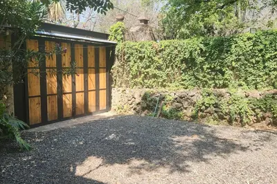 Jardín al aire libre en Residencia en Malinalco