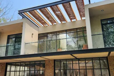Un balcón o terraza de Residencia en Malinalco