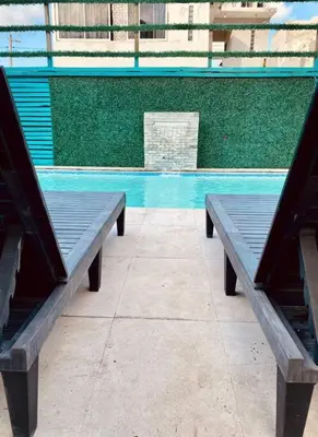 Piscina en o cerca de Depto Excelente ubicación Vista parcial Mar