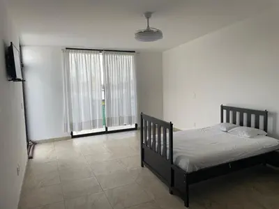 Cama o camas de una habitación en Casa ocho