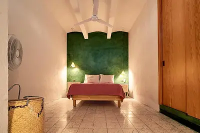 Cama o camas de una habitación en La Mina Beauty great location & comfort