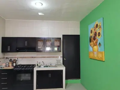 Una cocina o zona de cocina en Depto Elvira