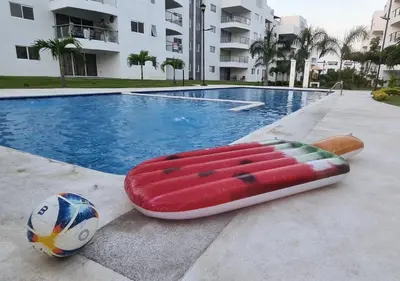 Piscina en o cerca de Departamento Moderno y Cómodo