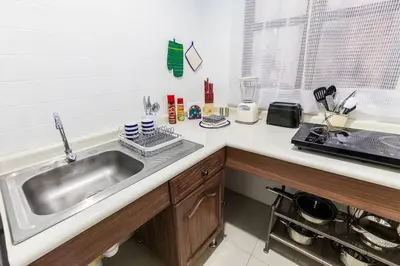 Una cocina o zona de cocina en M3 Oaxaca at your doorstep!