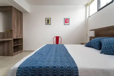 Cama o camas de una habitación en R2 At The Center Of Oaxaca