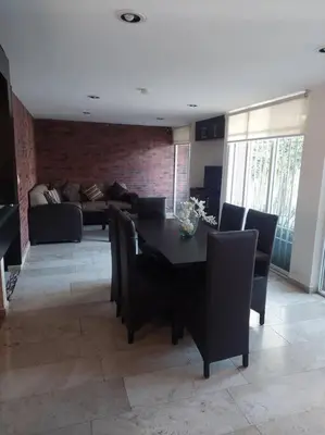 Zona de estar de Departamento en Cholula Pue La Lunita C1