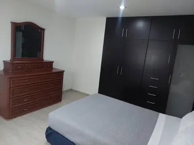 Cama o camas de una habitación en Departamento en Cholula Pue Los Remedios C2