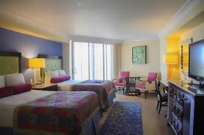 Cama o camas de una habitación en Hotel Princess Mundo Imperial Riviera Diamante Acapulco All Inclusive