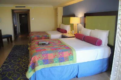 Cama o camas de una habitación en Hotel Princess Mundo Imperial Riviera Diamante Acapulco All Inclusive