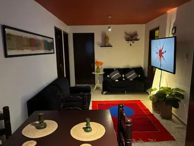 Zona de estar de Departamento en el centro de Oaxaca
